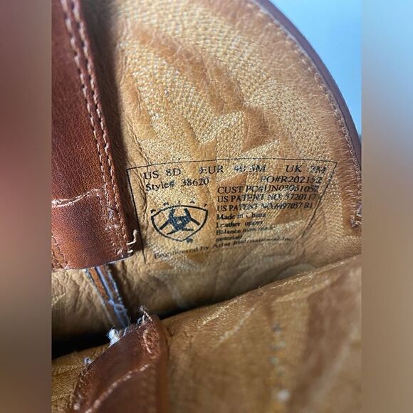 Arita Men’s boots round toe Size 8D - Picture 6 of 9